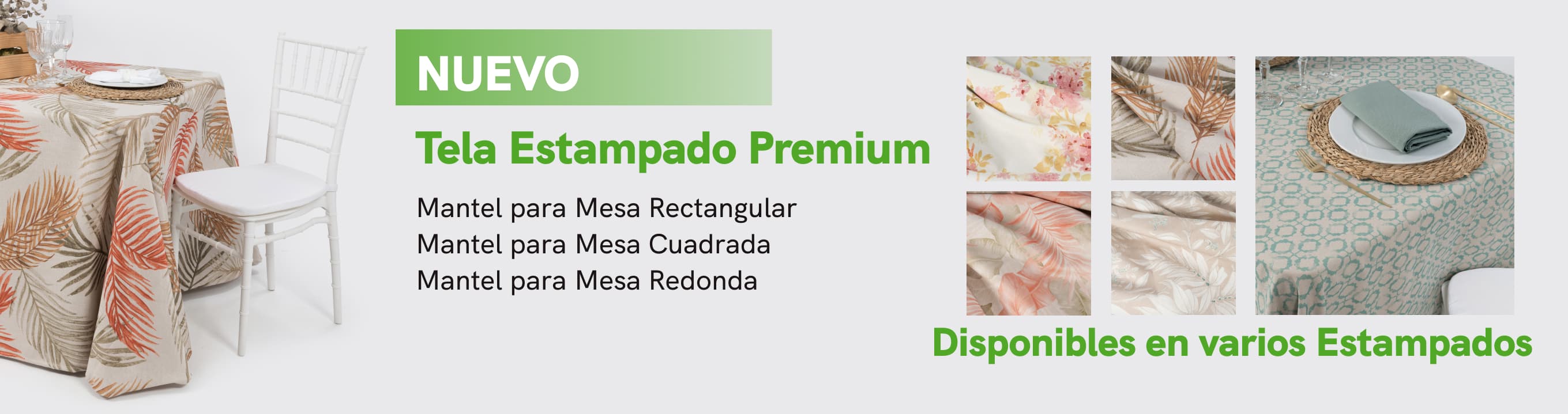 Manteles estampados